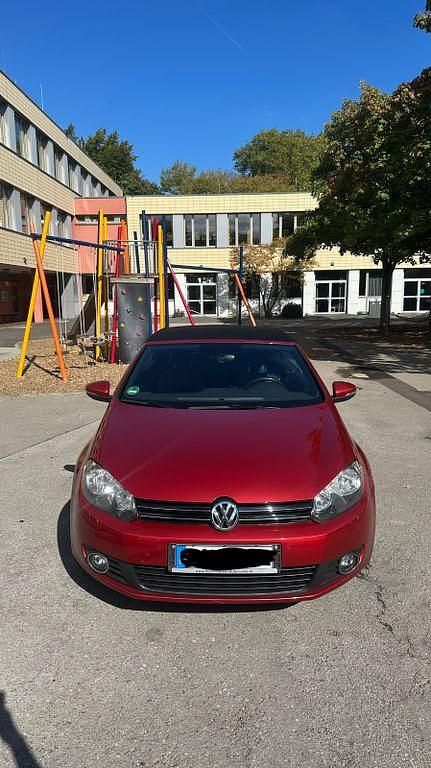 Rot Gebraucht 2011 VW Golf Cabriolet Cabrio | 8.499 € (Fairer Preis) - Bild 1/4
