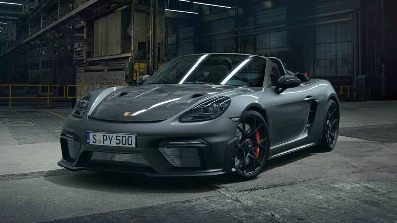 Vanadiumgraumetallic Neu 2025 Porsche 718 Spyder | 186.960 € - Bild 1/4