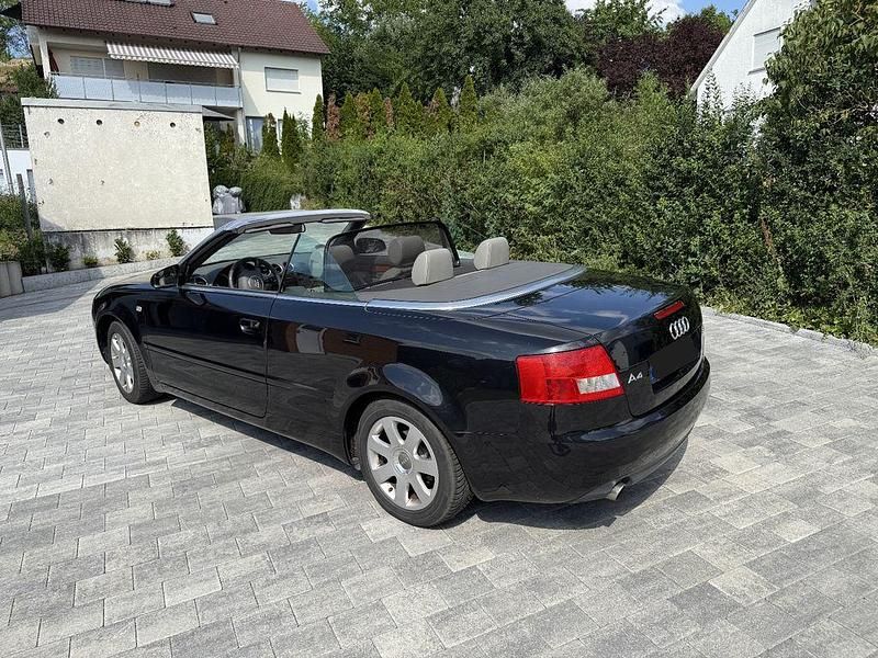 Schwarz Gebraucht 2002 Audi A4 Cabriolet Cabrio | 4.750 € (Guter Preis) - Bild 1/4