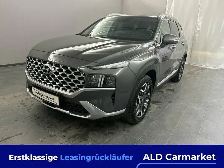 Grau Gebraucht 2022 Hyundai Santa Fe Prime SUV | 30.980 € (Superpreis) - Bild 1/4