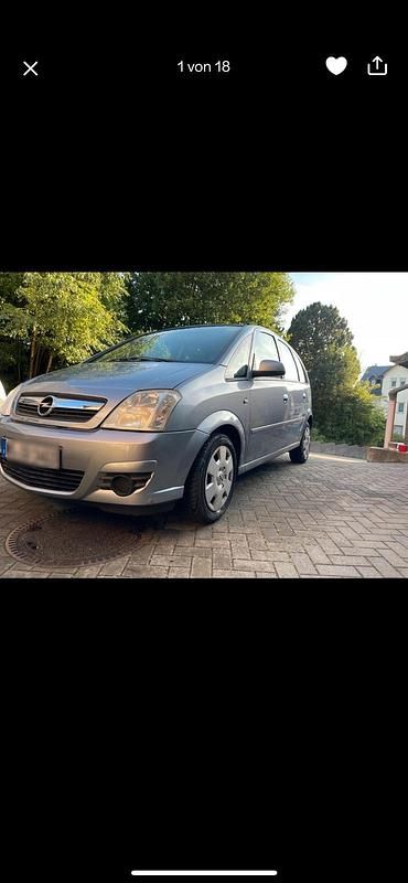 Blau Gebraucht 2006 Opel Meriva Van / Kleinbus | 500 € (Superpreis) - Bild 1/4