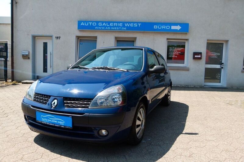 Gebraucht Renault Clio II 58 PS (42 kW) 2002 Blau Kleinwagen