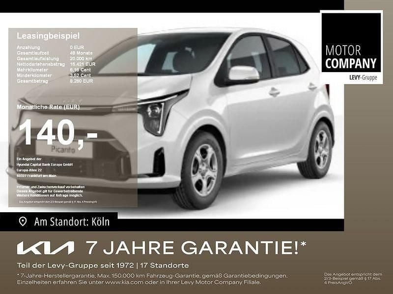 Neu Kia Picanto 68 PS (50 kW) 2026 Weiß Kleinwagen