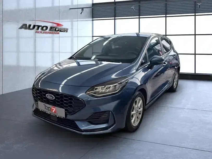 Gebraucht Ford Fiesta ST-Line X 125 PS (91 kW) 2023 Chromablau (metallic) Kleinwagen