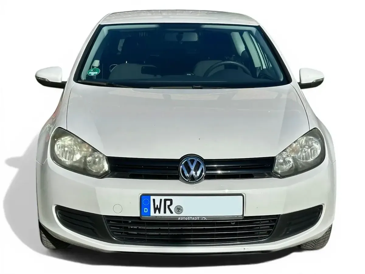 Gebraucht VW Golf VI 80 PS (58 kW) 2009 Weiß Kleinwagen
