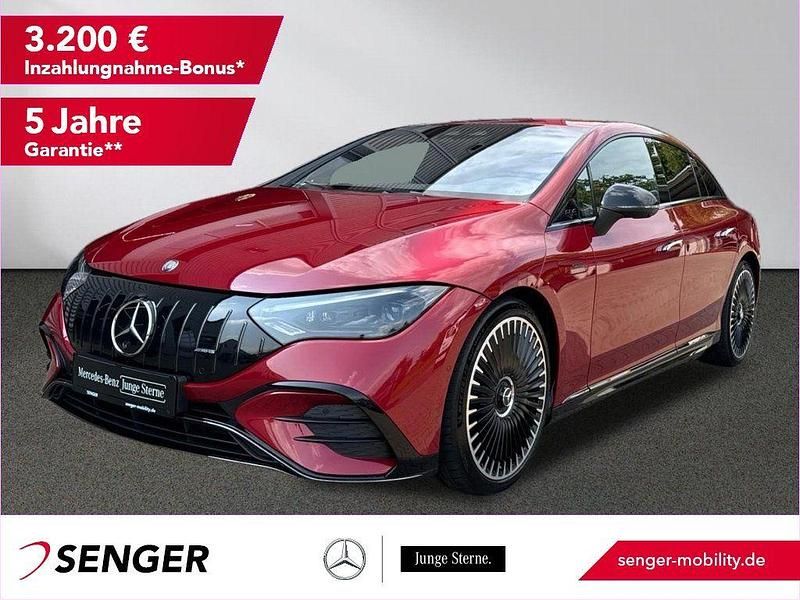 Rot Gebraucht 2025 Mercedes EQE AMG 53 AMG Limousine | 74.970 € (Teuer) - Bild 1/4