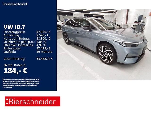 Blau Gebraucht 2024 VW ID.7 Pro Limousine | 47.950 € - Bild 1/3