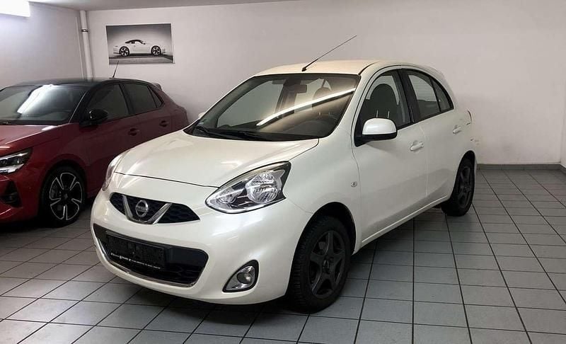 White pearl (m) Gebraucht 2013 Nissan Micra Acenta Kleinwagen | 3.500 € (Guter Preis) - Bild 1/4
