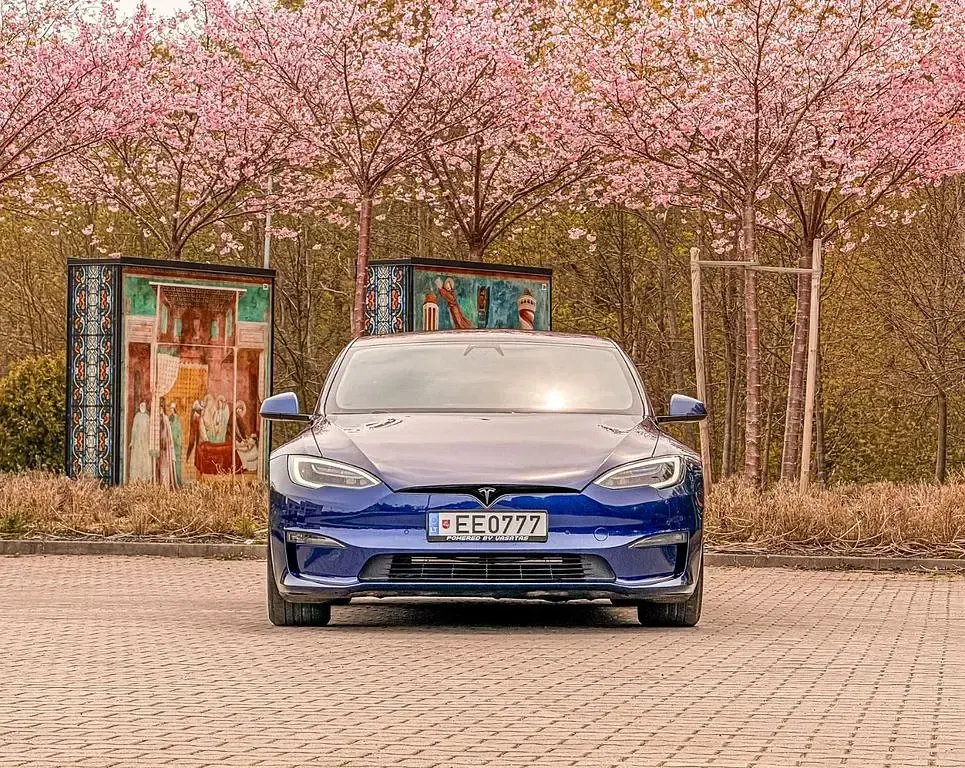 Occasion Tesla Model S 492 kW (670 ch) 2021 Bleue Citadine