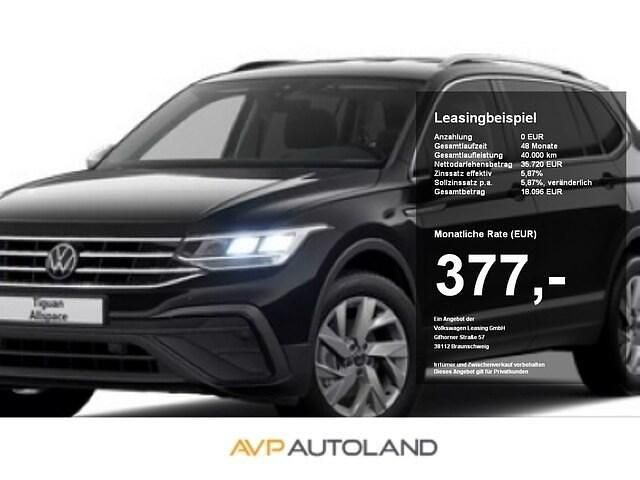 Deep black perleffekt Gebraucht 2024 VW Tiguan Allspace Life SUV | 35.740 € (Superpreis) - Bild 1/4