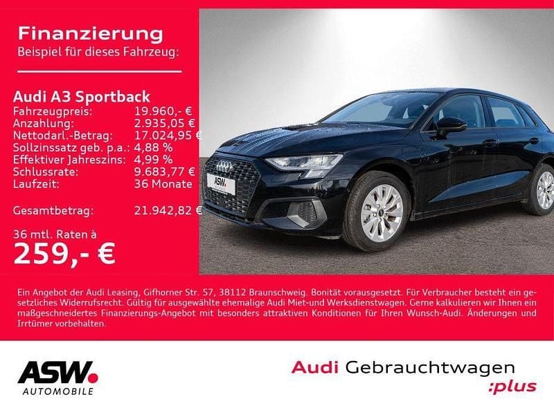 Gebraucht Audi A3 Performance 204 PS (150 kW) 2022 Brillantschwarz Limousine