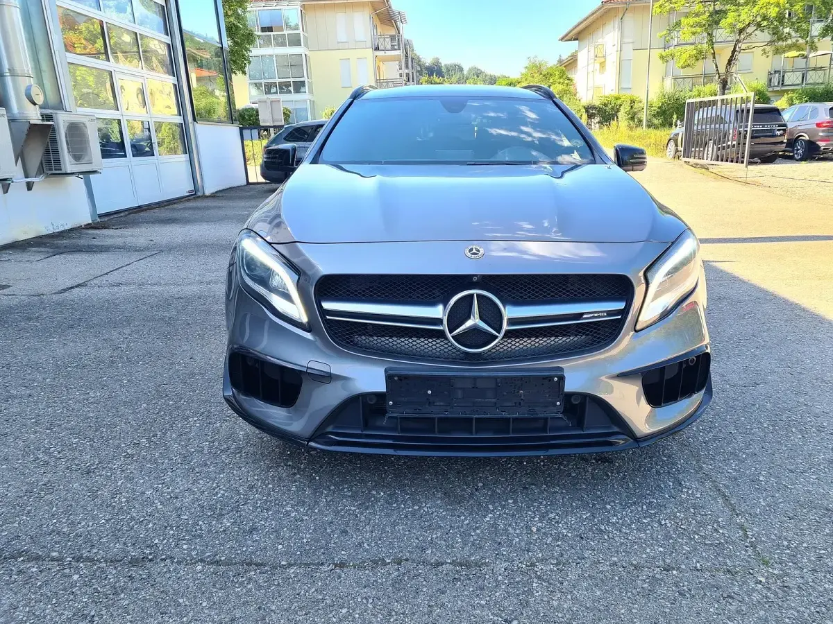 Gebraucht Mercedes GLA45 AMG Business 381 PS (280 kW) 2018 Mountaingrau  met. SUV