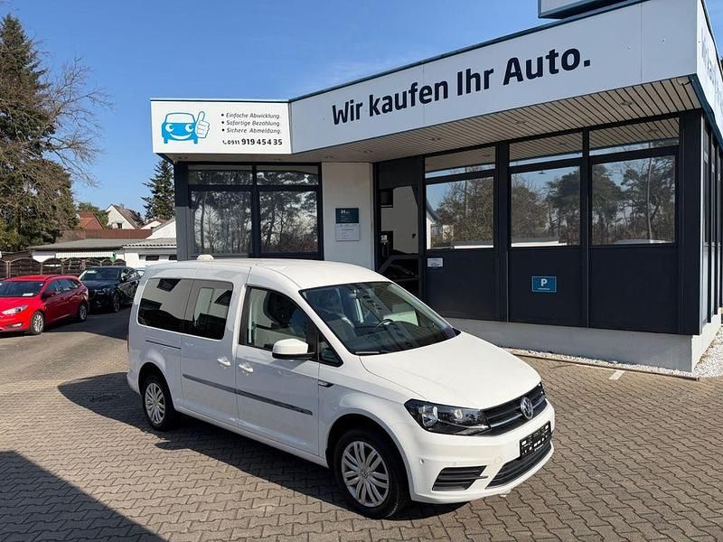 Gebraucht VW Caddy Maxi 102 PS (75 kW) 2019 Weiß Van / Kleinbus