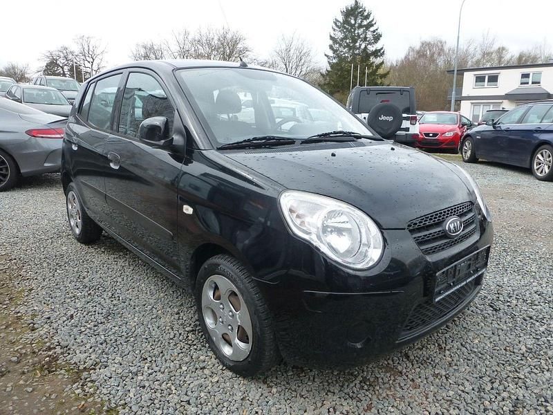 Gebraucht Kia Picanto Attract 65 PS (47 kW) 2010 Schwarz Kleinwagen