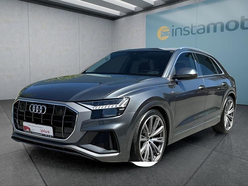 Grau Gebraucht 2022 Audi Q8 S-Line SUV | 63.299 € (Fairer Preis) - Bild 1/4