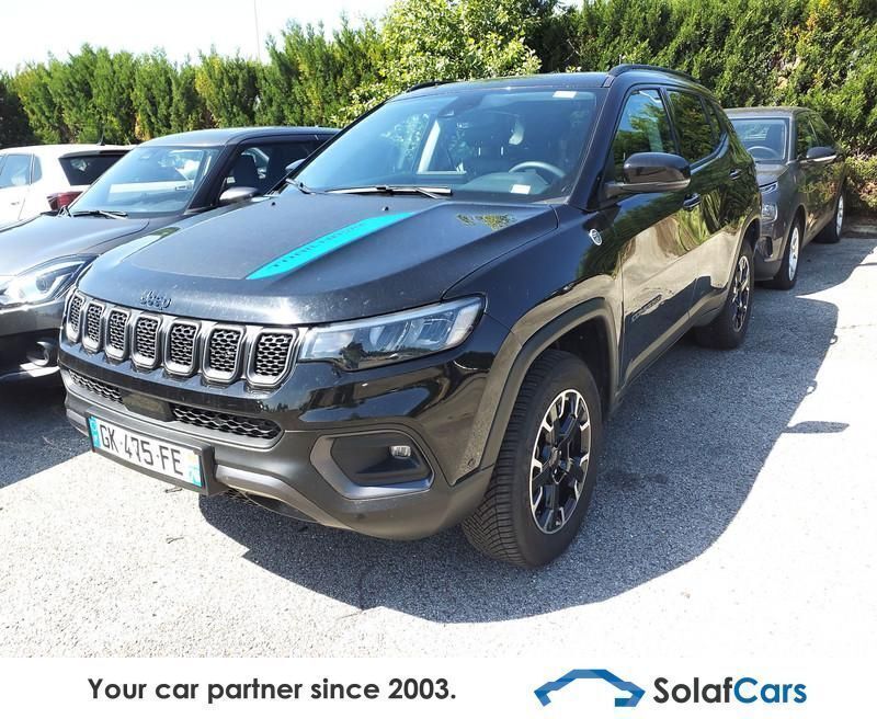 Schwarz Gebraucht 2022 Jeep Compass SUV | 19.440 € (Superpreis) - Bild 1/4