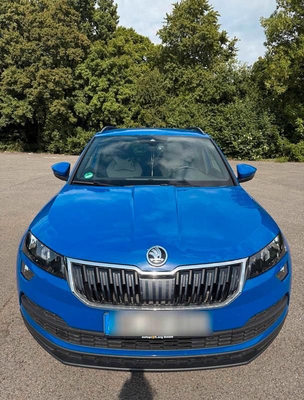 Blau Gebraucht 2019 Skoda Karoq SUV | 13.650 € (Guter Preis) - Bild 1/4