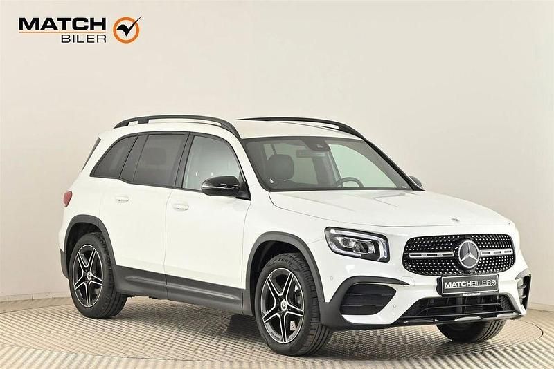 Weiß Gebraucht 2021 Mercedes GLB220 AMG line SUV | 33.900 € (Superpreis) - Bild 1/4