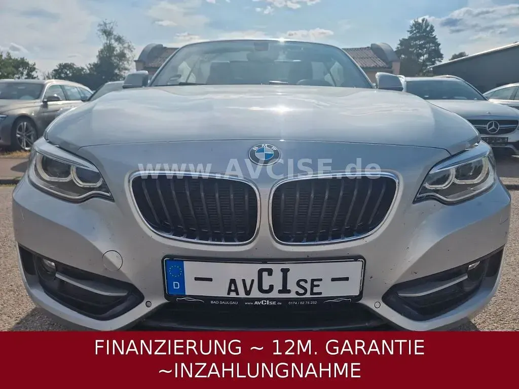 Gebraucht BMW 218 Sport Line 150 PS (110 kW) 2017 Silber Cabrio