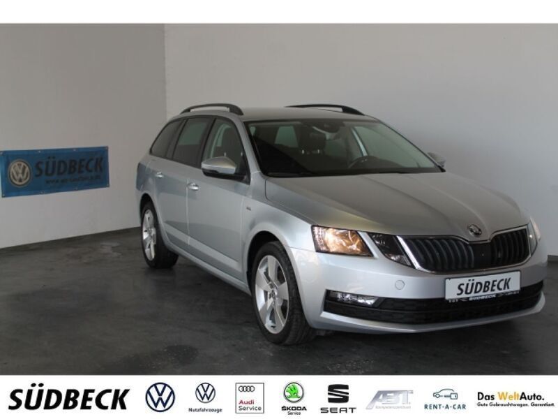 Brilliantsilber (metallic) Gebraucht 2018 Skoda Octavia Clever Kombi | 16.770 € (Etwas zu teuer) - Bild 1/4