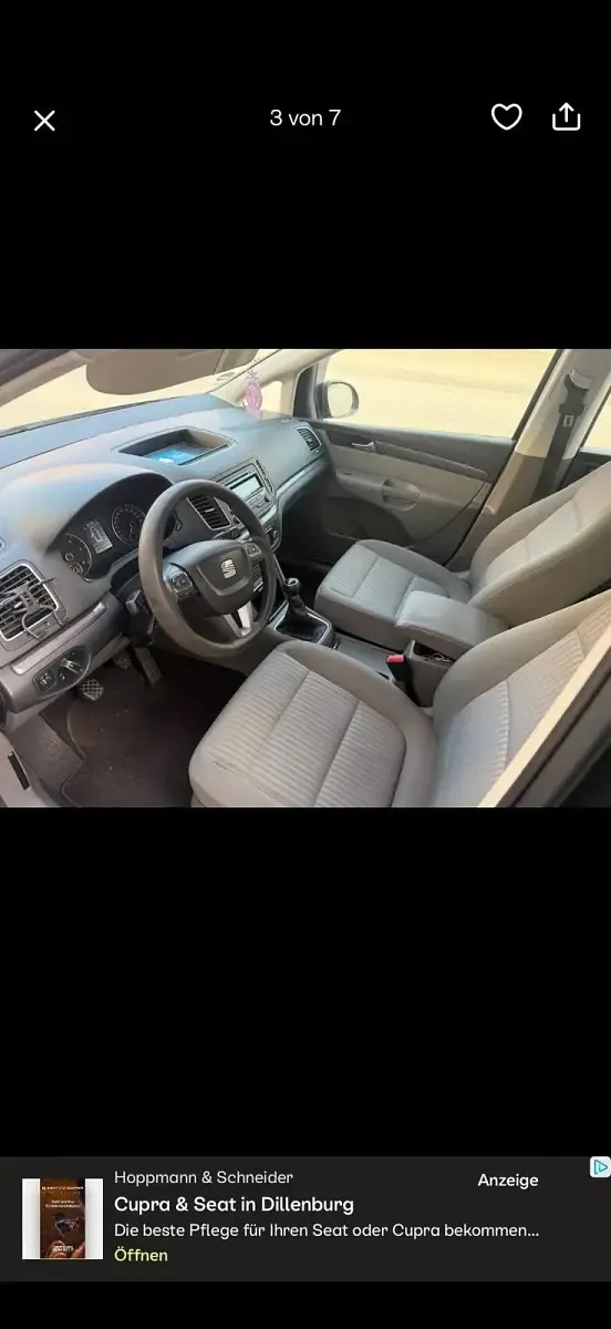 Brugt Seat Alhambra 140 HK (102 kW) 2011 Sort MPV