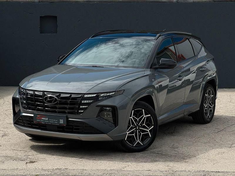 Grau Gebraucht 2022 Hyundai Tucson N Line SUV | 31.590 € (Teuer) - Bild 1/4