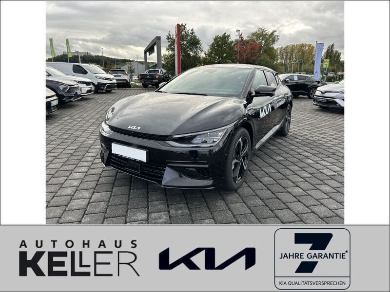Aurora schwarz metallic Gebraucht 2024 Kia EV6 4 SUV | 42.990 € (Superpreis) - Bild 1/4