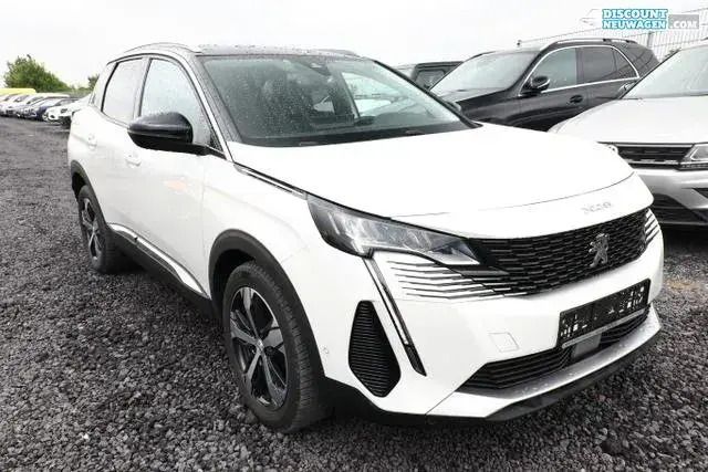 Permuttweiß metallic / dach: sc Gebraucht 2021 Peugeot 3008 Allure SUV | 19.282 € (Guter Preis) - Bild 1/3