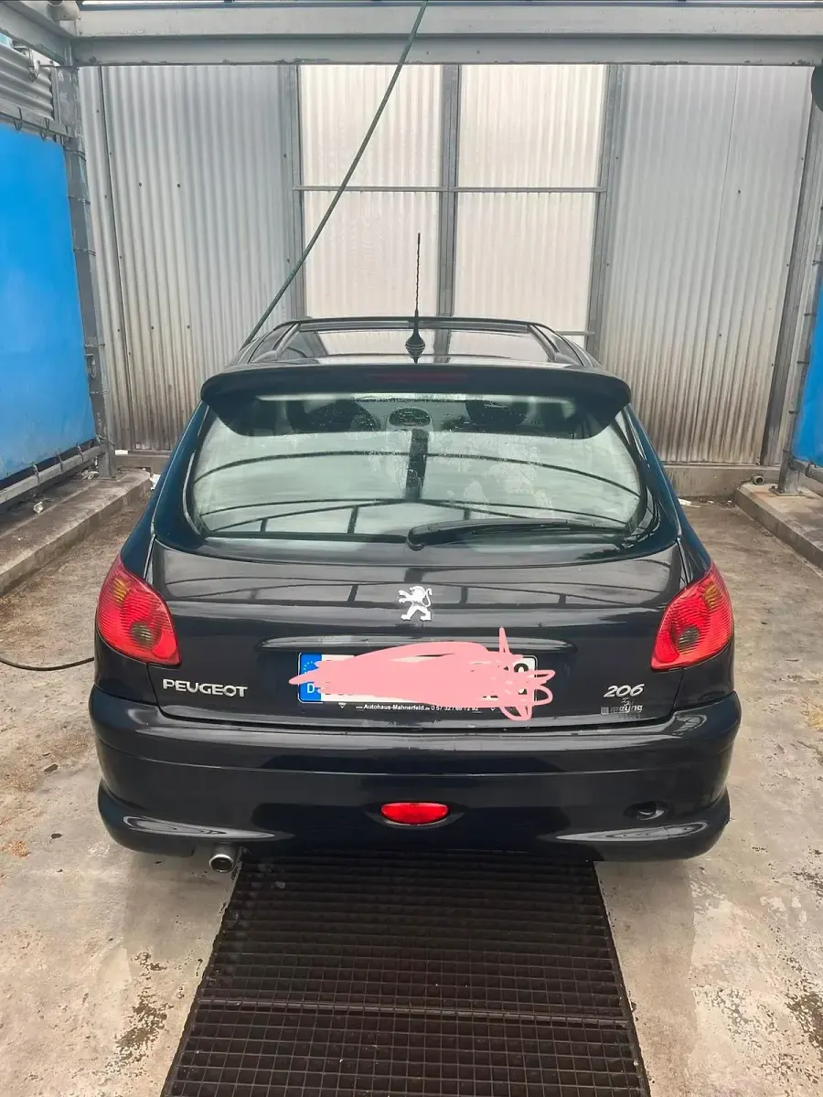 Gebraucht Peugeot 206 108 PS (79 kW) 2005 Schwarz Kleinwagen