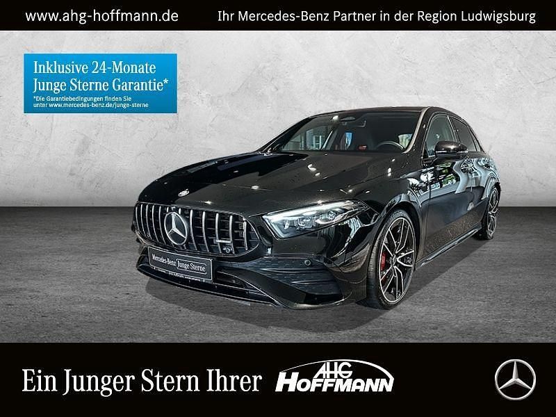 Schwarz Gebraucht 2024 Mercedes A35 AMG Night Limousine | 46.720 € (Etwas zu teuer) - Bild 1/4