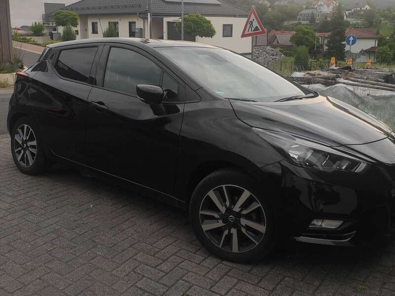 Schwarz Gebraucht 2022 Nissan Micra Tekna Kleinwagen | 16.400 € (Fairer Preis) - Bild 1/4