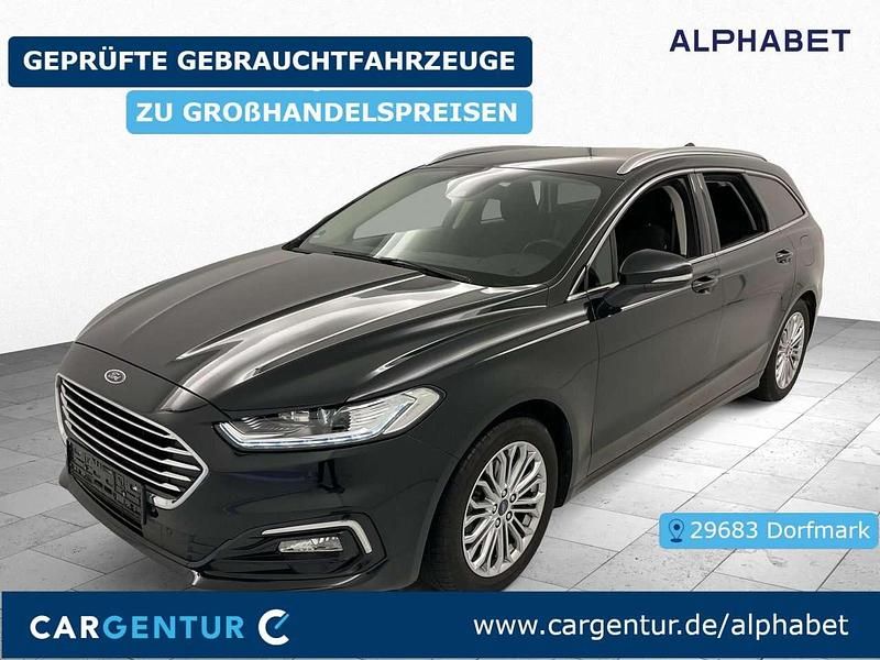 Obsidianschwarz Gebraucht 2021 Ford Mondeo Titanium Kombi | 15.890 € (Guter Preis) - Bild 1/2