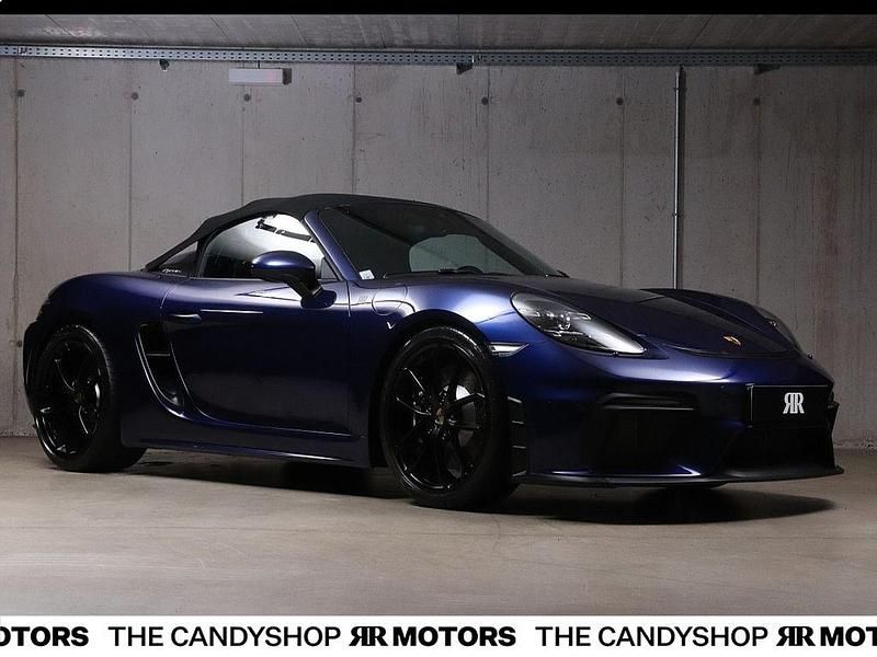 Gebraucht Porsche Boxster Spyder 420 PS (308 kW) 2022 Blau Cabrio