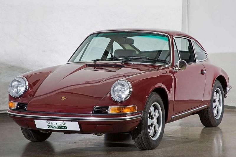 2424 burgundrot Gebraucht 1970 Porsche 911 Coupé | 149.900 € - Bild 1/4