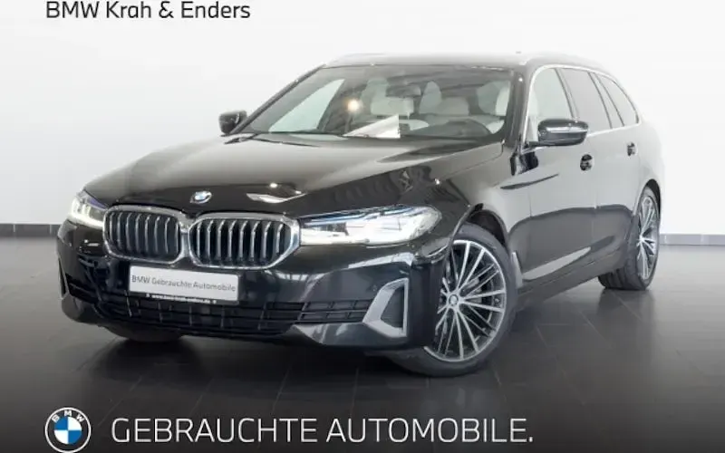 Gebraucht BMW 520 Luxury Line 197 PS (144 kW) 2021 Black sapphire metallic (schwarz) Kombi