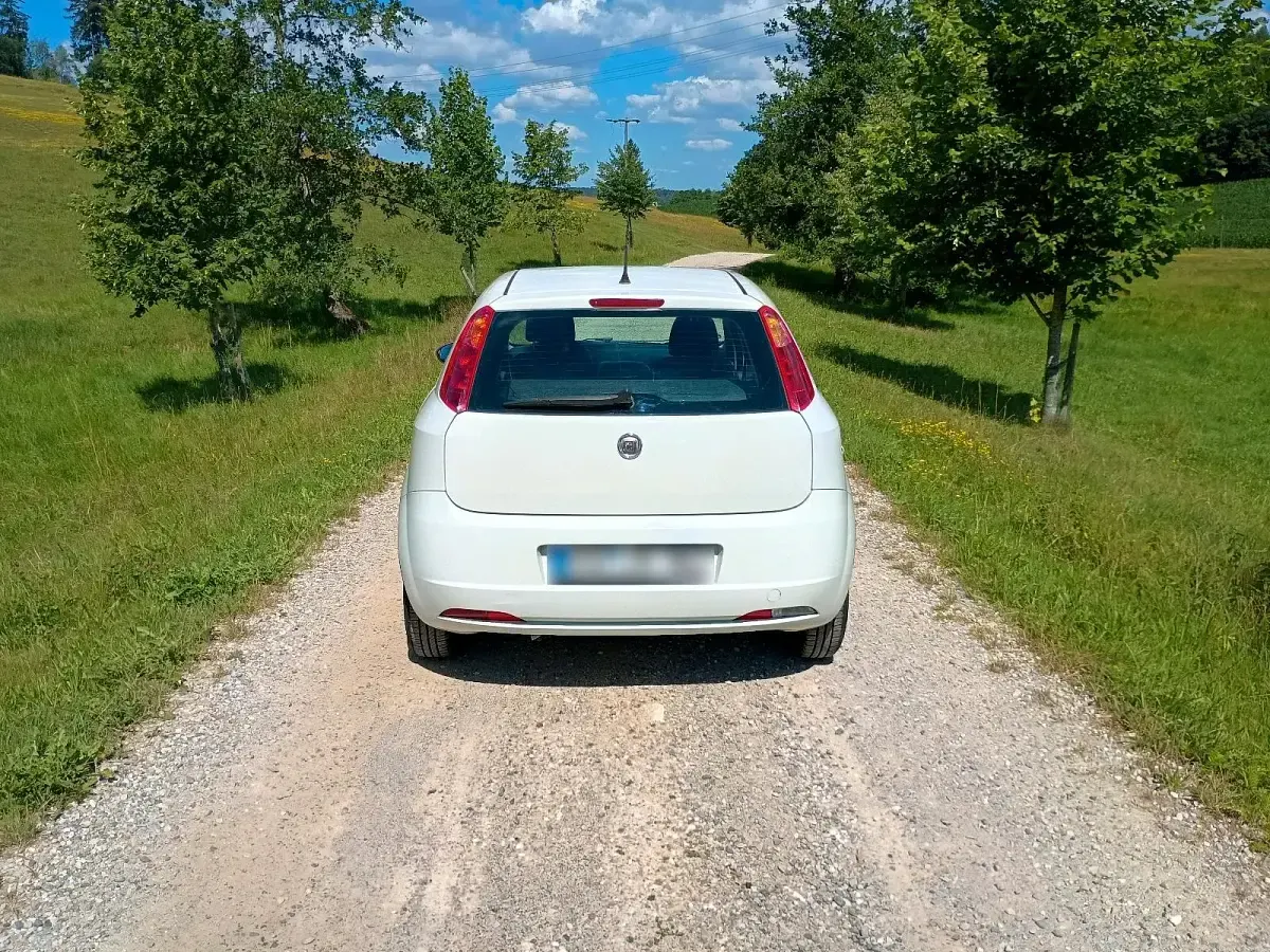Gebraucht Fiat Grande Punto 65 PS (47 kW) 2009 Weiß Kleinwagen