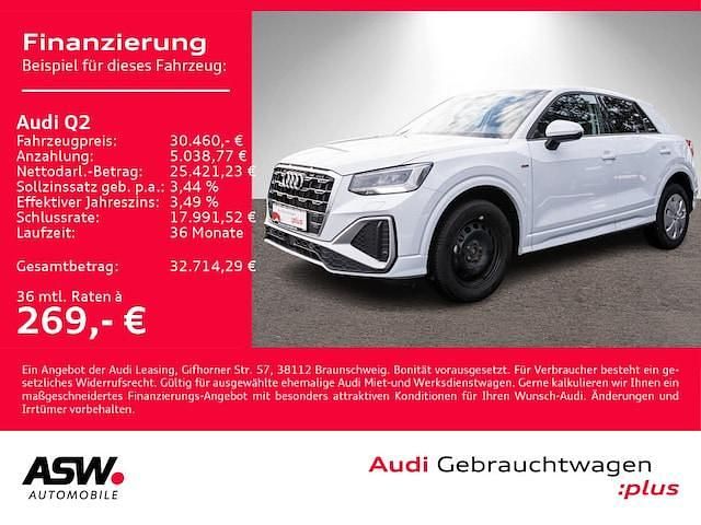 Gebraucht Audi Q2 S-Line 150 PS (110 kW) 2025 Gletscherweiß metallic SUV
