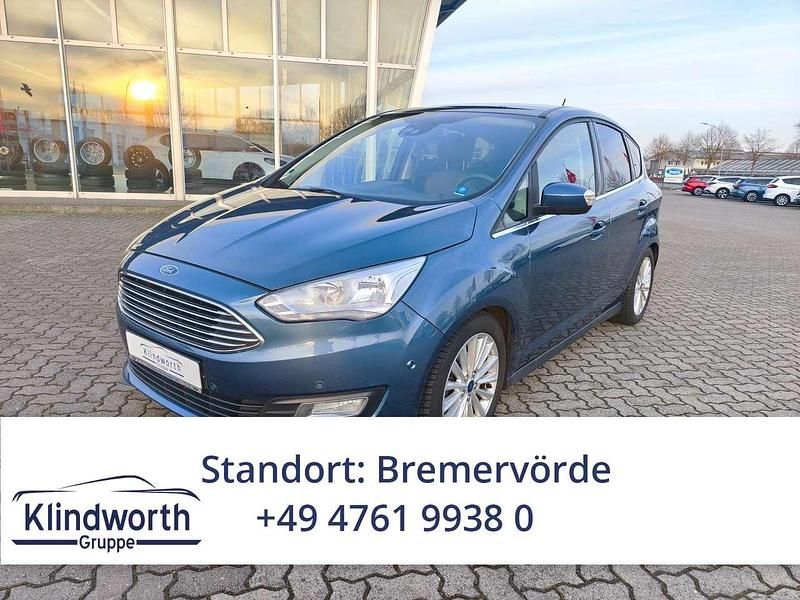 Gebraucht Ford C-MAX Titanium 125 PS (91 kW) 2019 Blau Van / Kleinbus