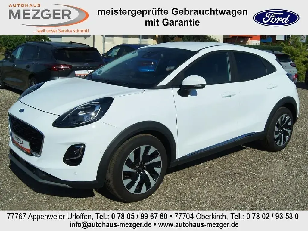 Gebraucht Ford Puma Titanium 125 PS (91 kW) 2023 Weiß SUV