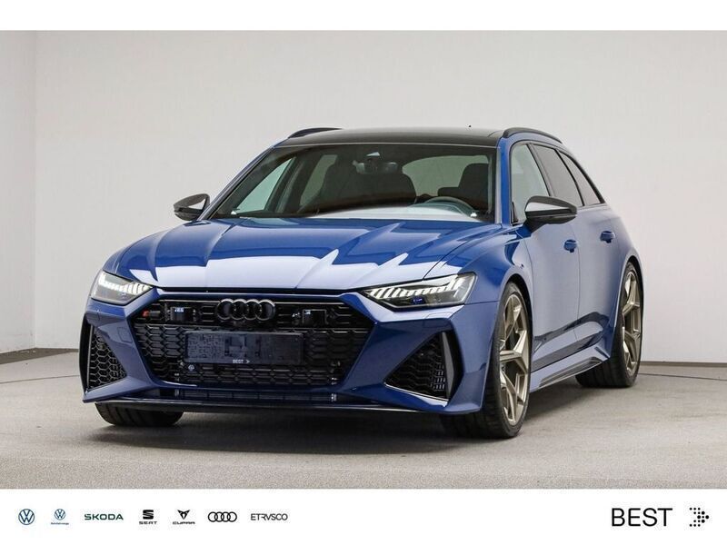 Blau Neu 2025 Audi RS6 Advanced Kombi | 168.430 € (Superpreis) - Bild 1/4