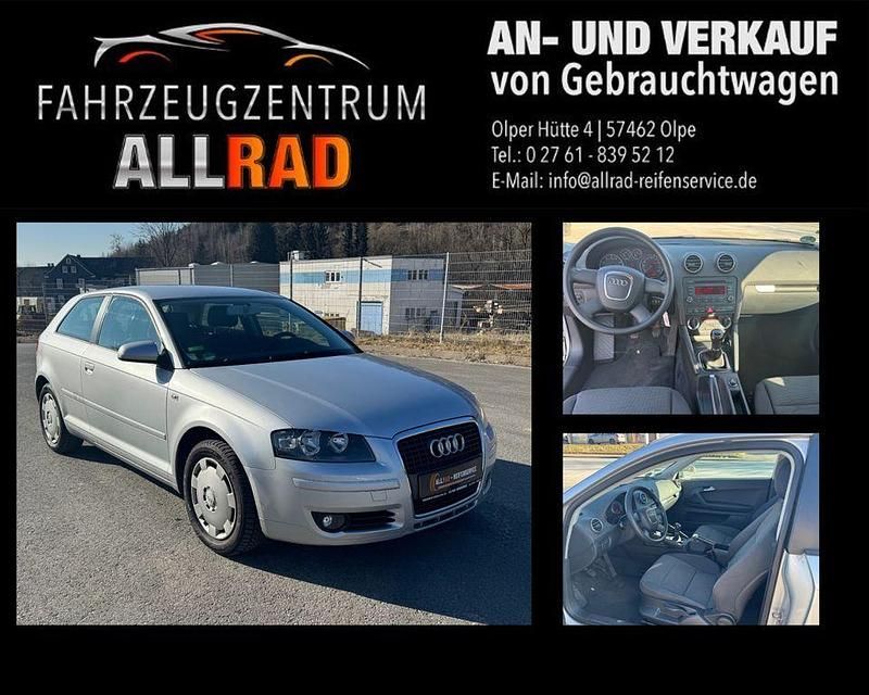 Silber Gebraucht 2008 Audi A3 Attraction Coupé | 3.890 € (Guter Preis) - Bild 1/4