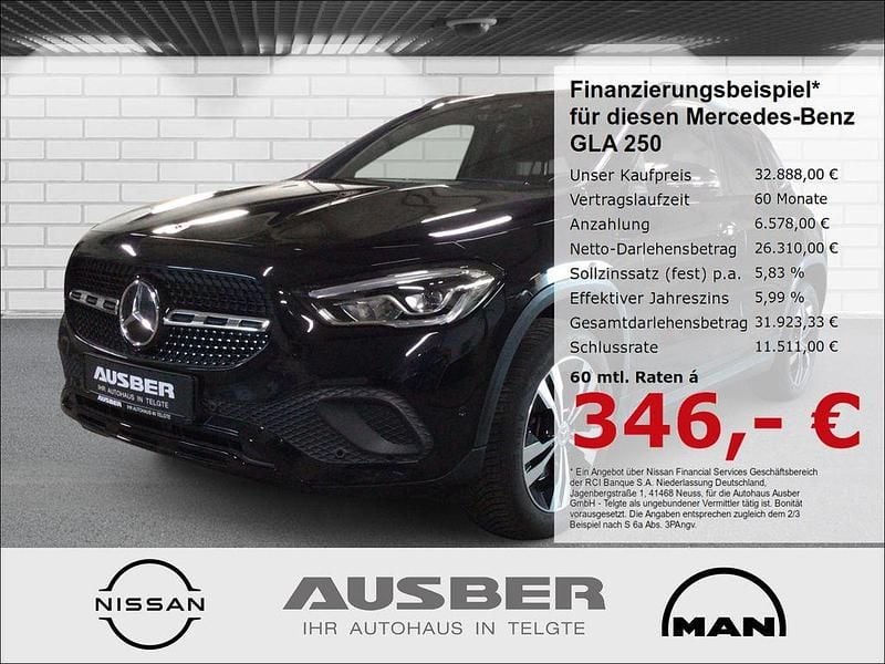 Metalliclack (schwarz Gebraucht 2022 Mercedes GLA250 Night SUV | 32.888 € (Superpreis) - Bild 1/4
