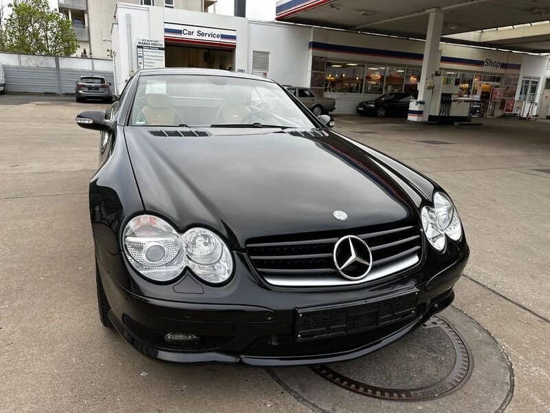 Schwarz Gebraucht 2002 Mercedes SL55 AMG AMG Cabrio | 42.500 € (Fairer Preis) - Bild 1/4