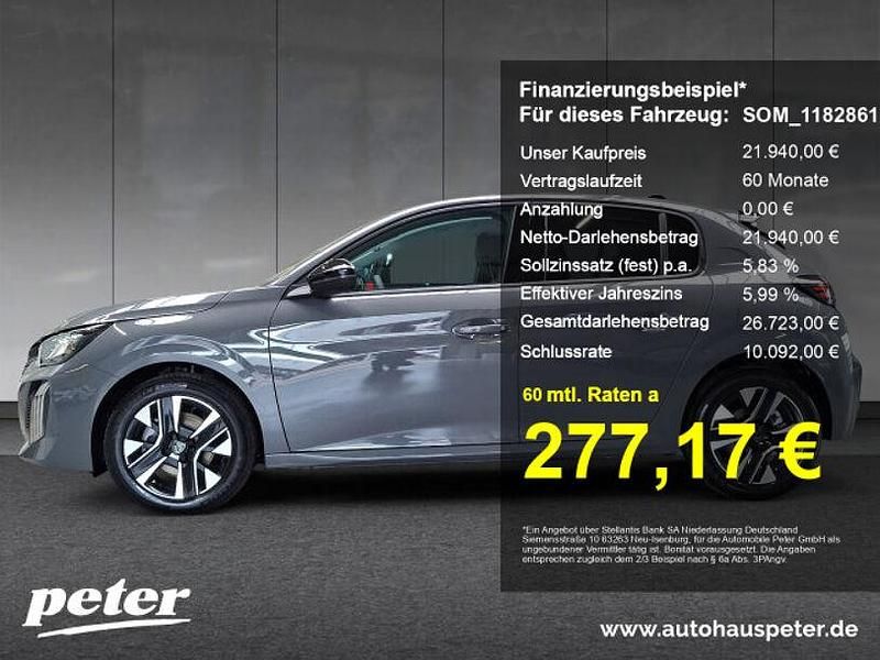 Met. selenium grau Gebraucht 2025 Peugeot 208 Allure Kleinwagen | 21.940 € (Teuer) - Bild 1/4