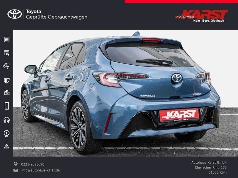 Gebraucht Toyota Corolla 122 PS (89 kW) 2021 Denimblau metallic