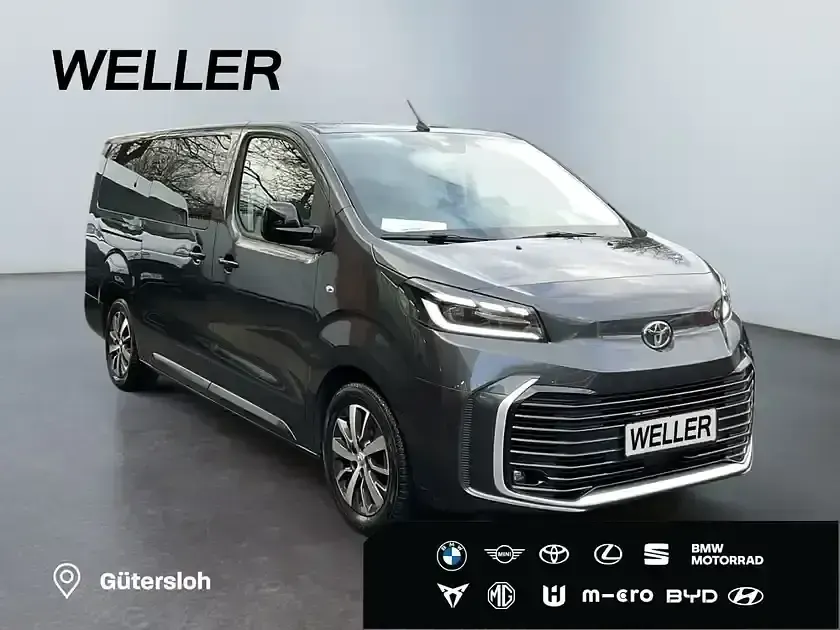 Gebraucht Toyota Proace Team 177 PS (130 kW) 2025 Titanium grey metallic (grau) Van / Kleinbus