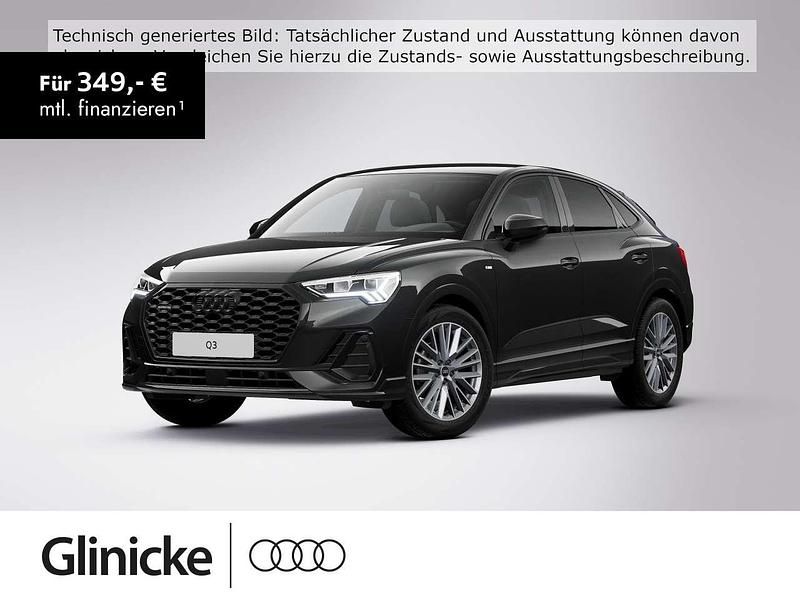 Mythosschwarz metallic Gebraucht 2021 Audi Q3 S-Line SUV | 29.780 € (Fairer Preis) - Bild 1/3