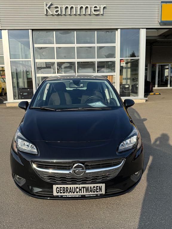 Gebraucht Opel Corsa drive 90 PS (66 kW) 2016 Schwarz Kleinwagen