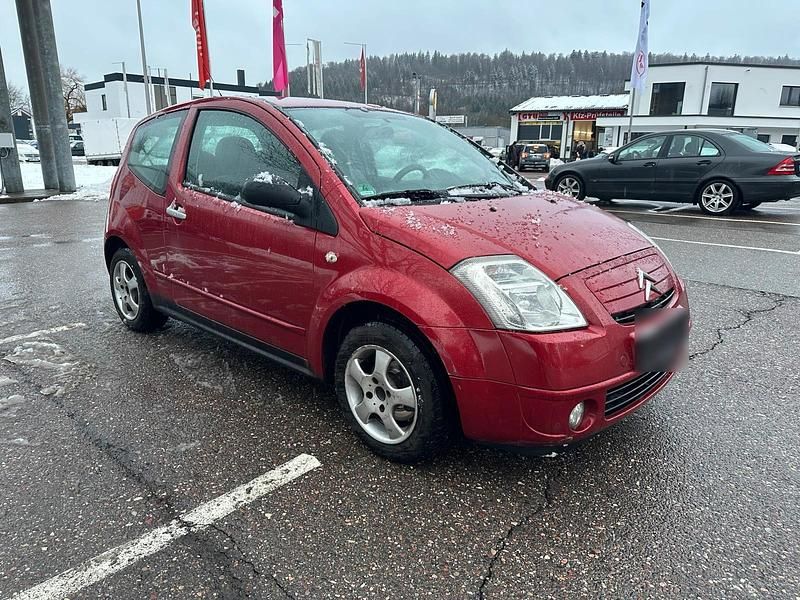Gebraucht Citroën C2 60 PS (44 kW) 2008 Rot Kleinwagen