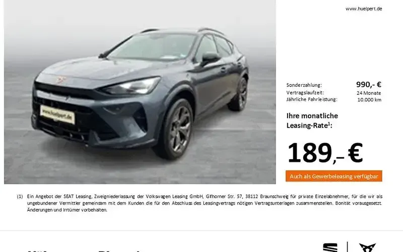 Usata Cupra Formentor 150 CV (110 kW) 2025 Grigio SUV